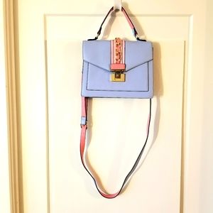 Aldo purse blue pink